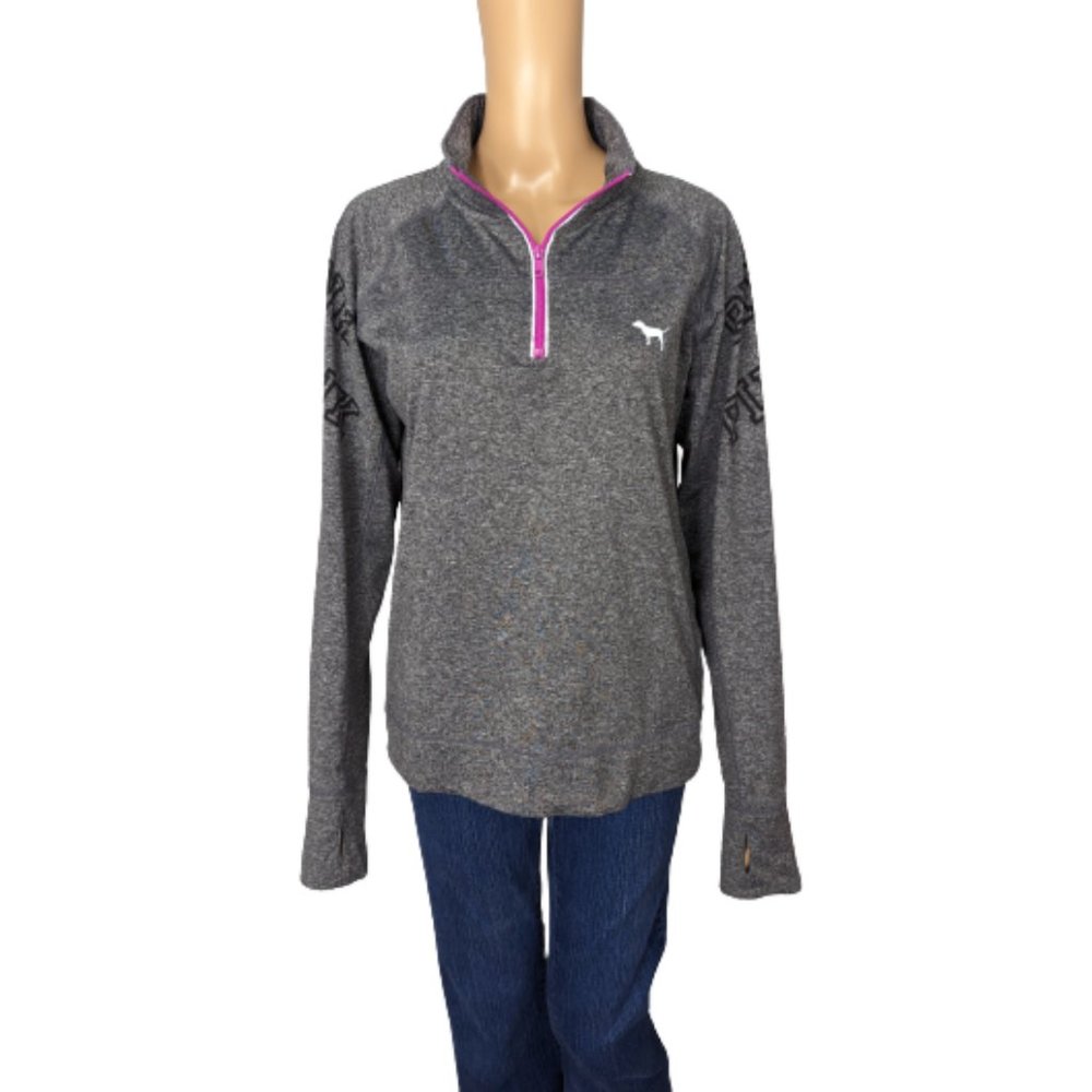 PINK Victoria's Secret 1/4 Zip Pullover L
